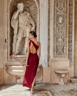 Vestido Campania Burdeos 15 Vestido Campania Burdeos -Lady Pipa 1H8A8113