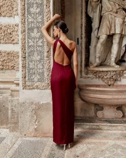 Vestido Campania Burdeos