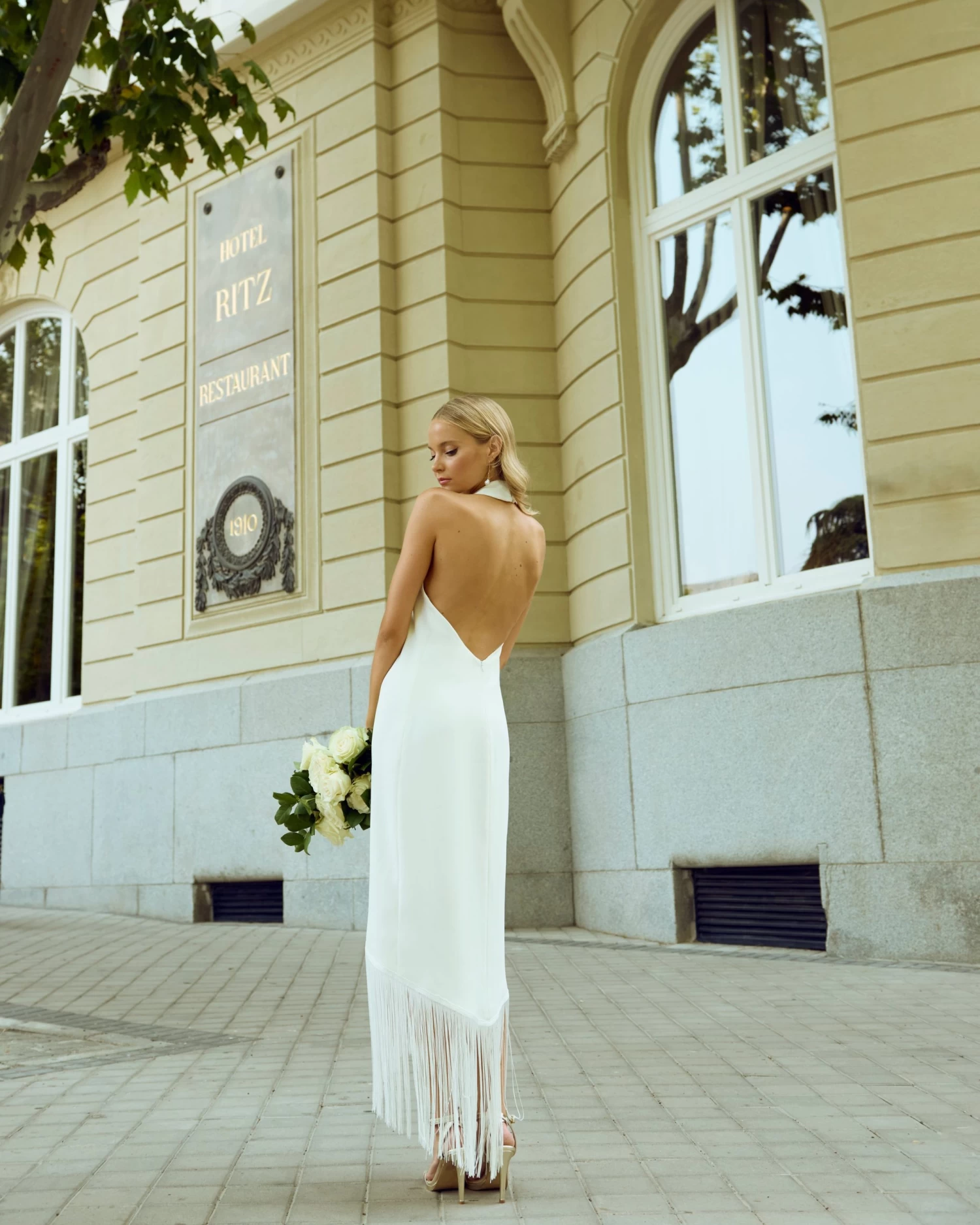 Vestido Pepa Blanco 4 Vestido Pepa Blanco - Imagen 2