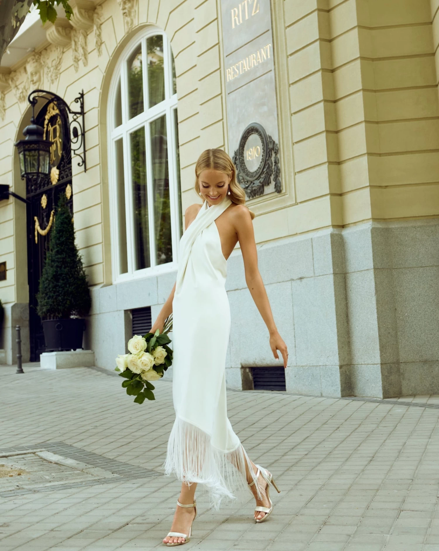 Vestido Pepa Blanco 8 Vestido Pepa Blanco - Imagen 6