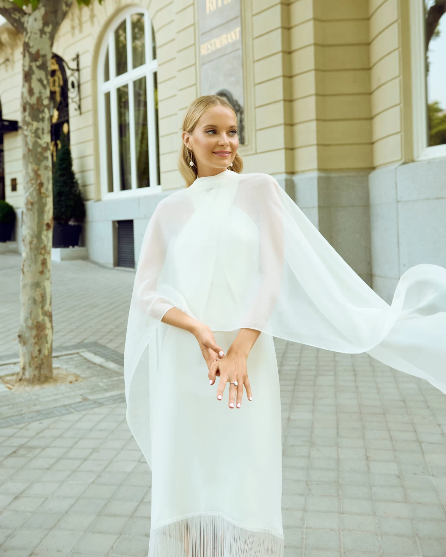 Vestido Pepa Blanco 7 Vestido Pepa Blanco - Imagen 5