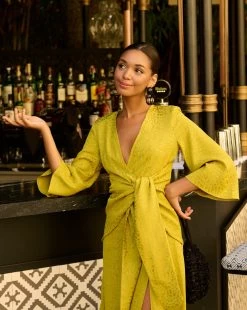 Vestido Anaís Jacquard Oliva -Lady Pipa 2022 09 01 1610