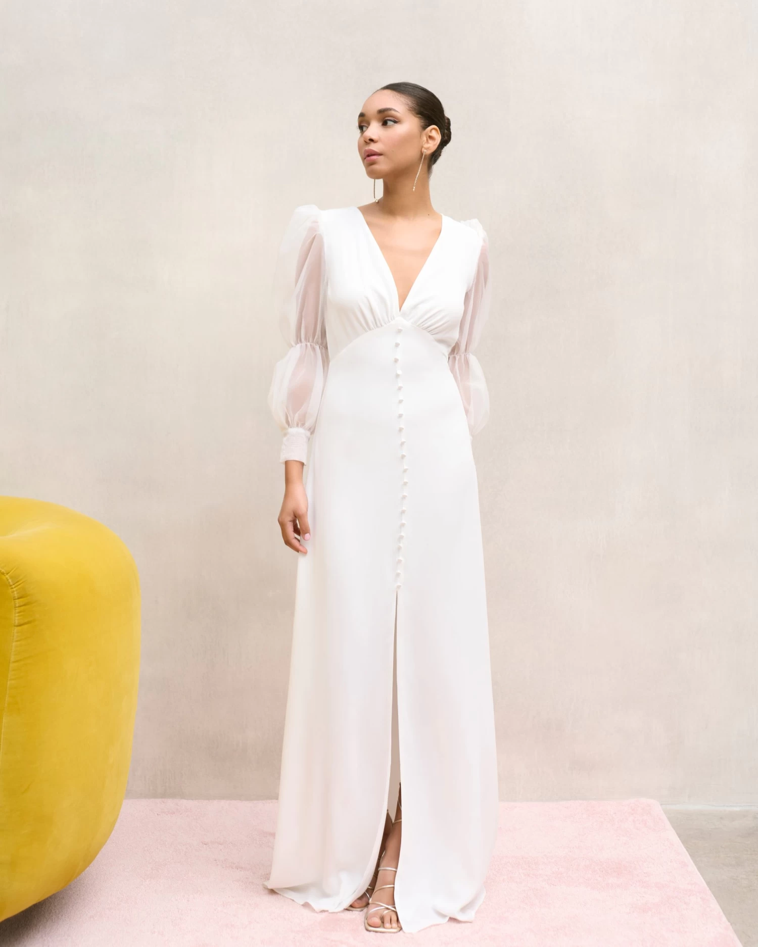 Vestido Narciso Blanco 10 Vestido Narciso Blanco - Imagen 8