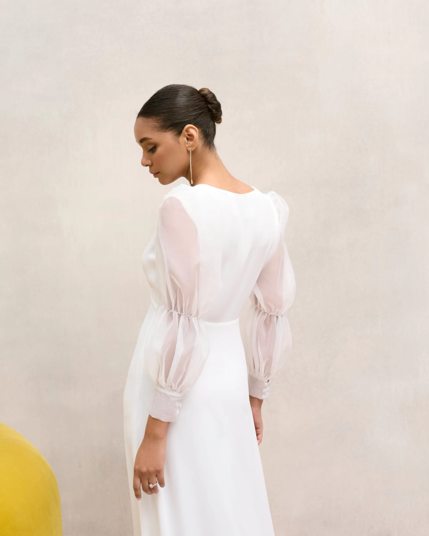 Vestido Narciso Blanco 9 Vestido Narciso Blanco - Imagen 7