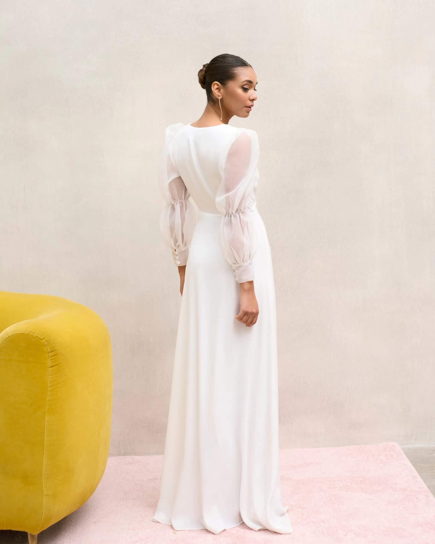 Vestido Narciso Blanco 5 Vestido Narciso Blanco - Imagen 3