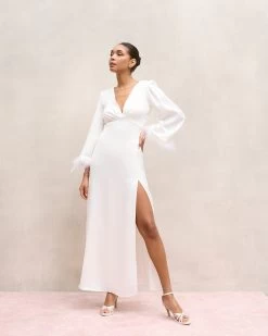 Vestido Marabú Blanco 17 Vestido Marabú Blanco -Lady Pipa 2023 01 13 1424