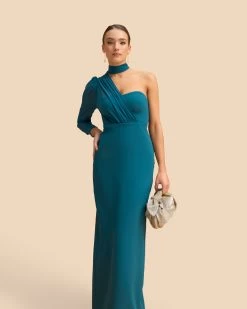 Vestido Lirio Azul Petróleo -Lady Pipa 2023 01 13 2363