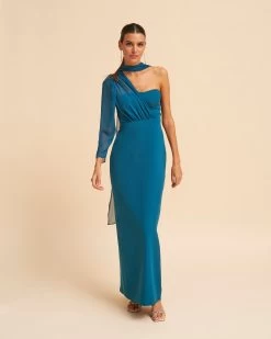 Vestido Lirio Azul Petróleo -Lady Pipa 2023 01 26 0861