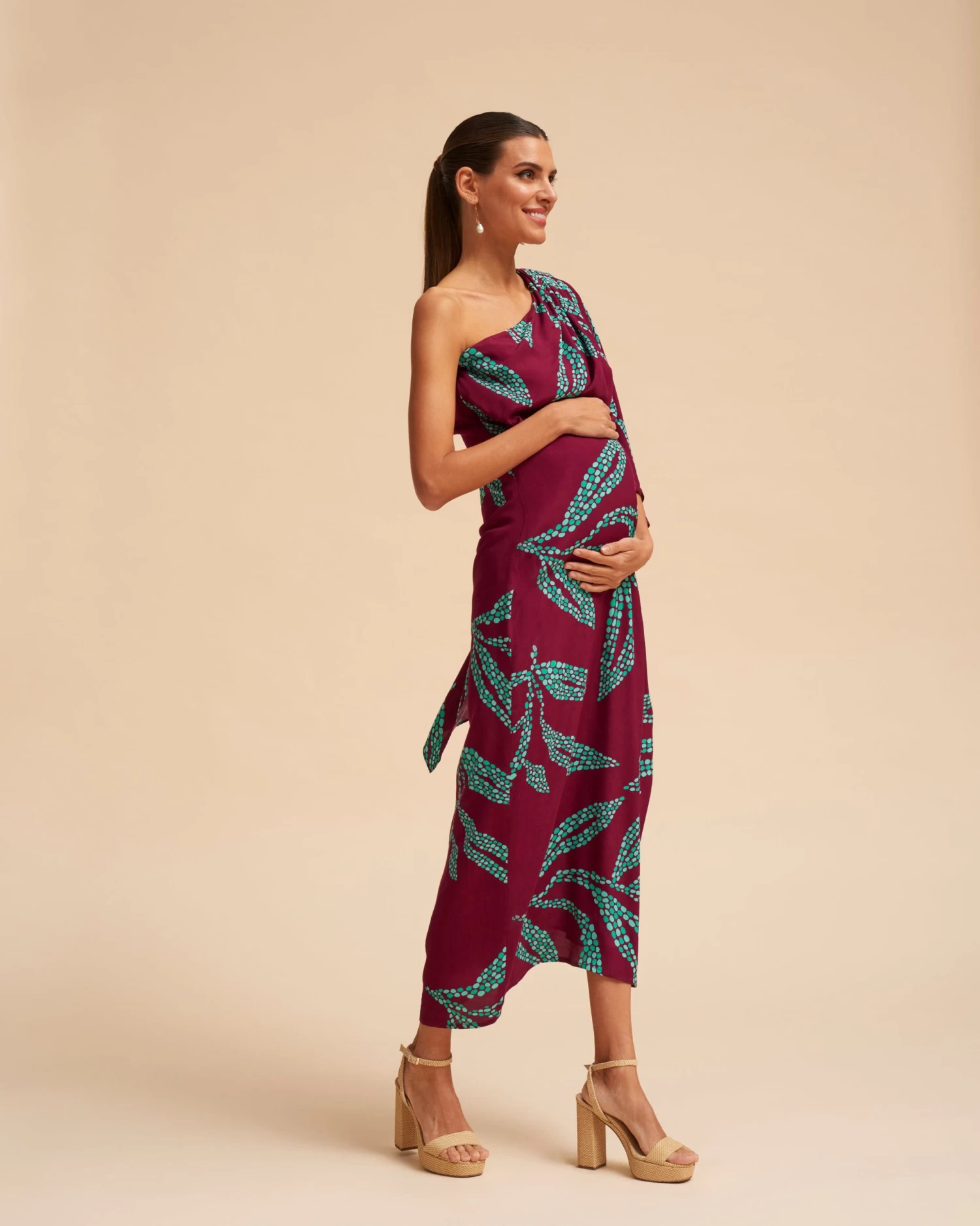 Vestido Deia Bogotá Berenjena 10 Vestido Deia Bogotá Berenjena - Imagen 8