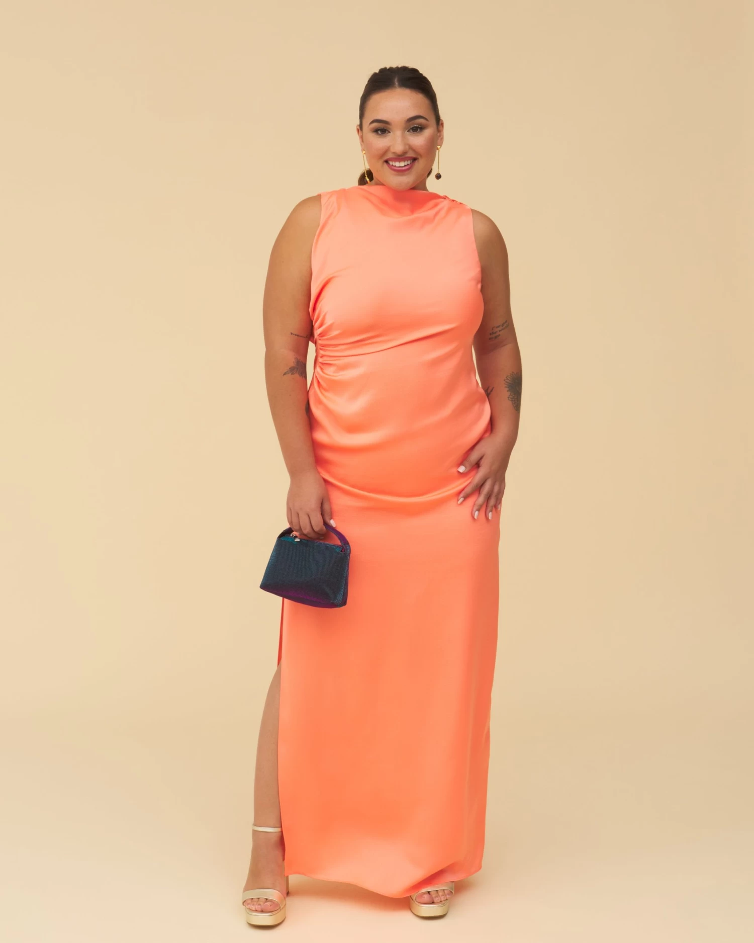 Vestido Renata Coral 11 Vestido Renata Coral - Imagen 9