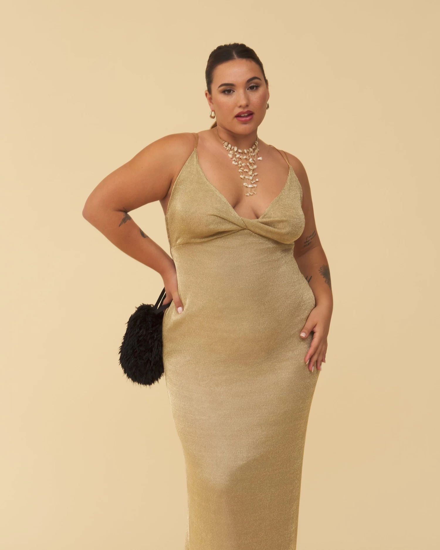 Vestido Afrodita Dorado 13 Vestido Afrodita Dorado - Imagen 11