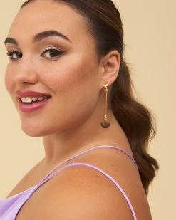 Pendientes Satya Dorado De Tiahra