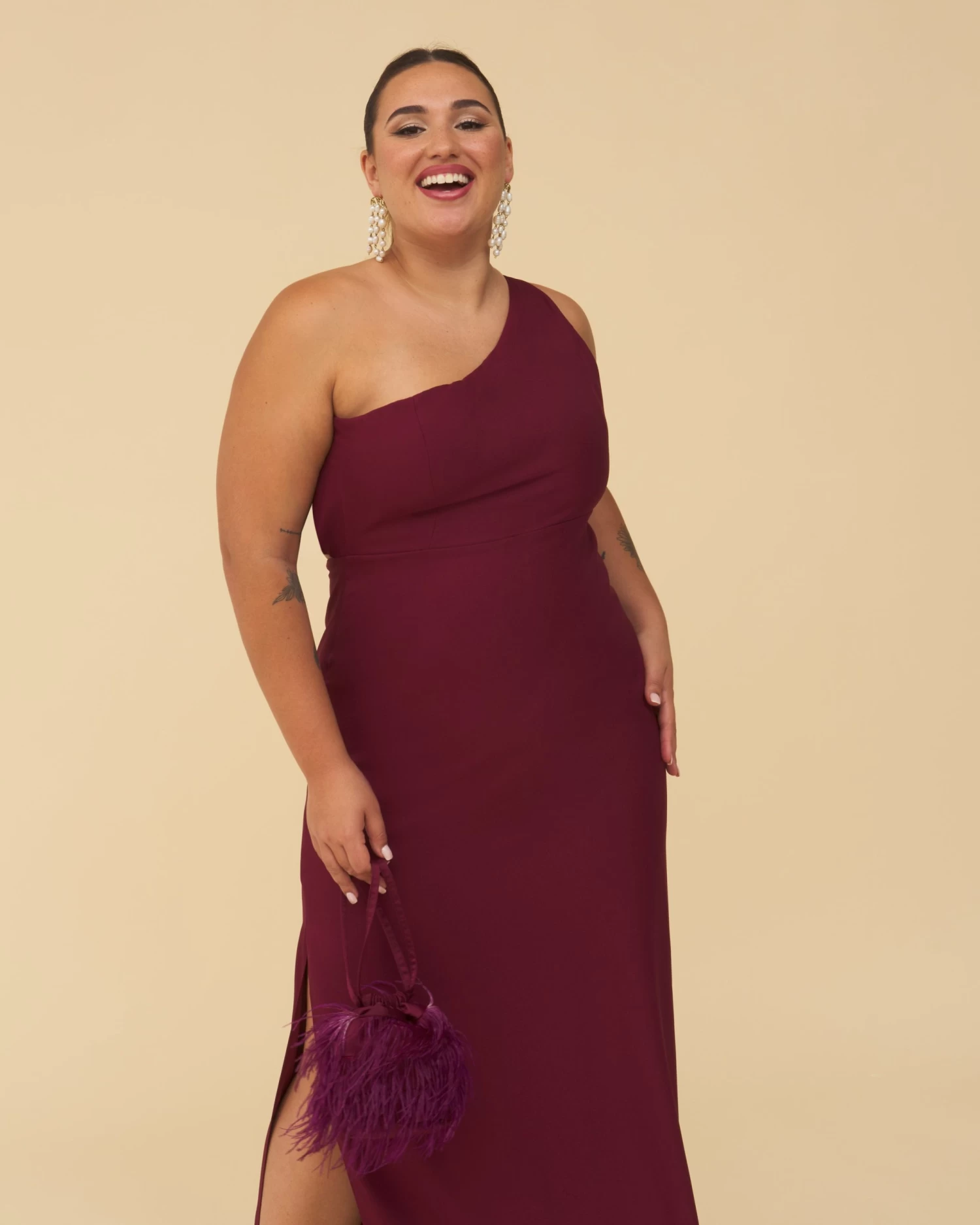 Vestido Campania Burdeos 11 Vestido Campania Burdeos - Imagen 9