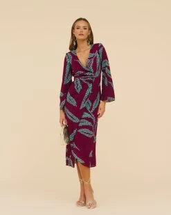 Vestido Amatista Bogotá Berenjena