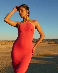 Vestido Pia Rosa Y Naranja -Lady Pipa 46A9908