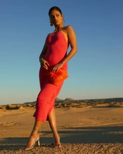 Vestido Pia Rosa Y Naranja -Lady Pipa 46A9930