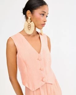 Chaleco Estoril Melocotón -Lady Pipa CHALECO NARANJA 3973