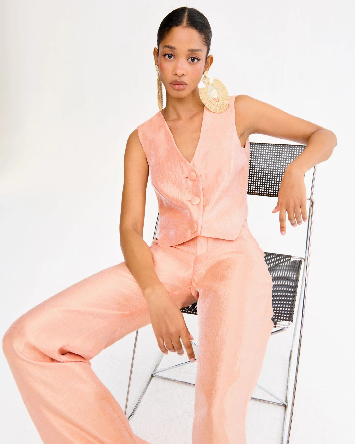 Pantalón Estoril Melocotón 11 Pantalón Estoril Melocotón - Imagen 9