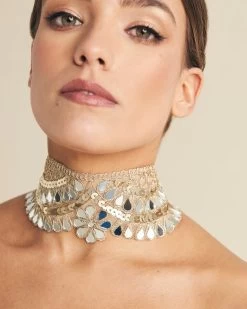 Choker Tormenta Dorado De Sach Atelier