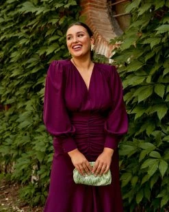 Vestido Antonieta Berenjena -Lady Pipa DSC2901 2