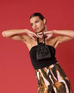 Bolso Lilium Negro -Lady Pipa Disenosintitulo