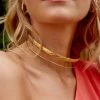 Choker Doble Aro Dorado De Olivia & Cloe -Lady Pipa H8A0446