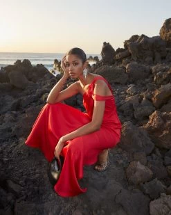 Vestido Rosae Rojo -Lady Pipa IPI0088