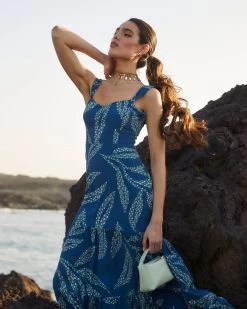 Vestido Creta Bogotá Azul