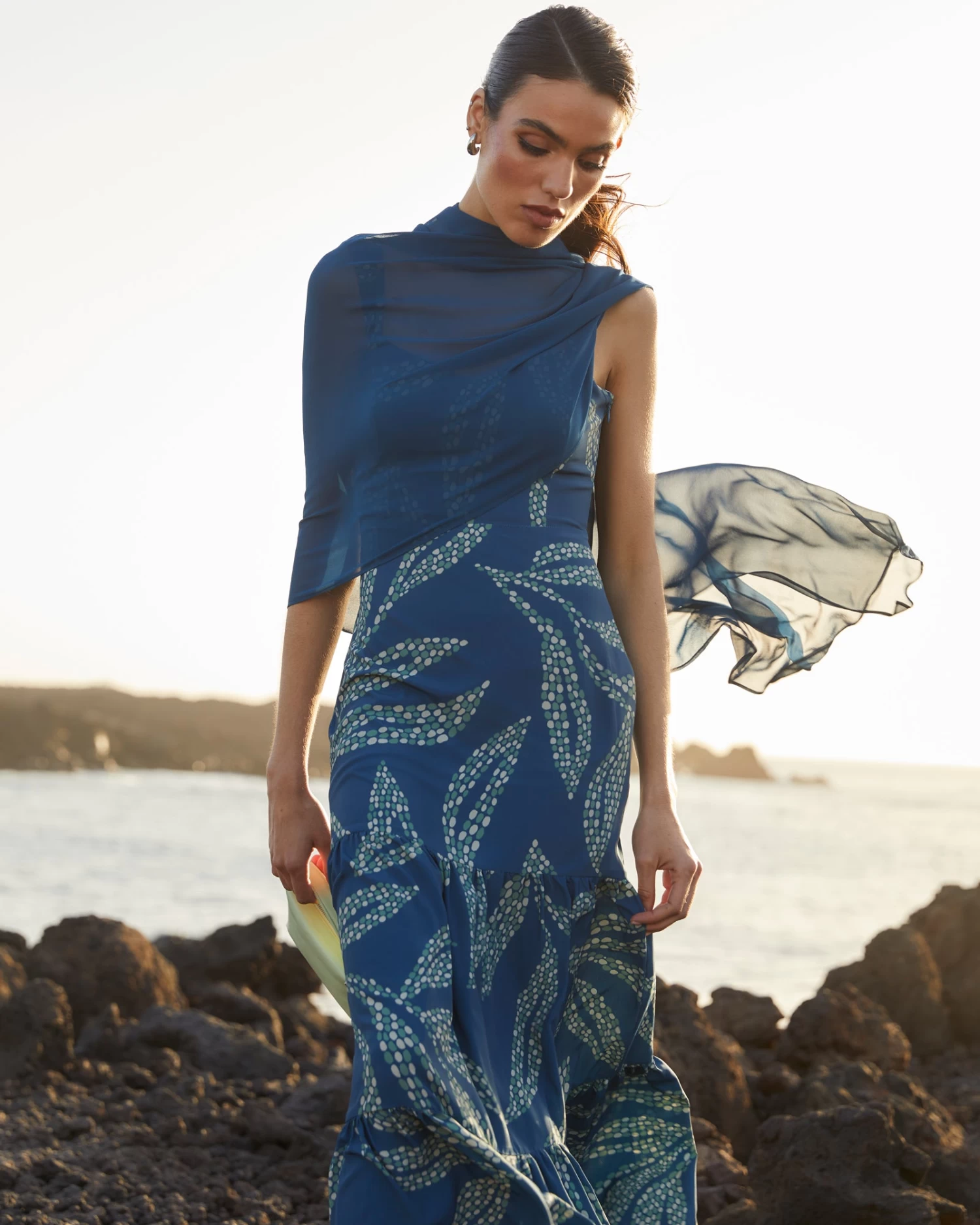 Vestido Creta Bogotá Azul 5 Vestido Creta Bogotá Azul - Imagen 3