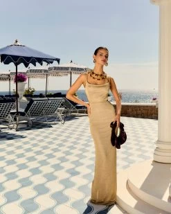 Vestido Genovia Dorado -Lady Pipa LADYPIPASOLEIL2661