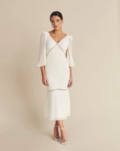 Vestido Odette Marfil 13 Vestido Odette Marfil -Lady Pipa LOOK2 204 e151add3 9acf 46dd 98cb c68278b18ce7