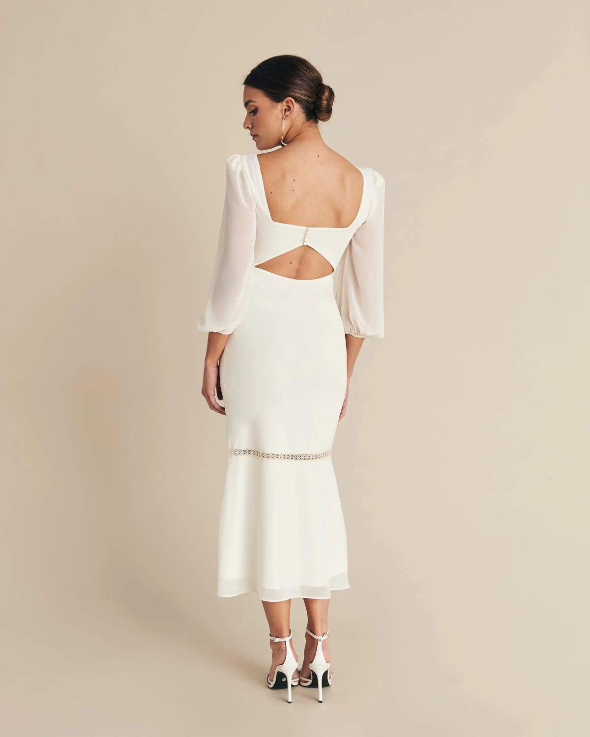 Vestido Odette Marfil 10 Vestido Odette Marfil - Imagen 8