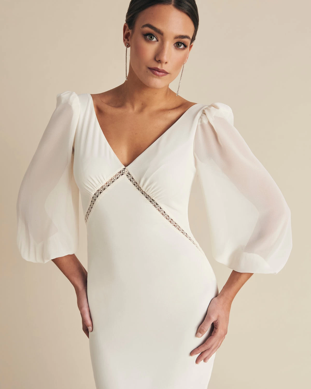 Vestido Odette Marfil 3 Vestido Odette Marfil