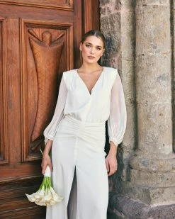 Vestido Idina Marfil 13 Vestido Idina Marfil -Lady Pipa LOOK5 970