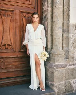 Vestido Idina Marfil 14 Vestido Idina Marfil -Lady Pipa LOOK5 978