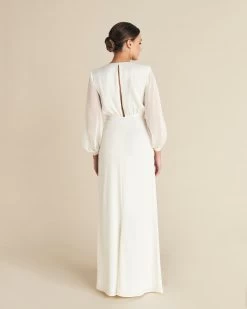 Vestido Idina Marfil 18 Vestido Idina Marfil -Lady Pipa LOOK7 981