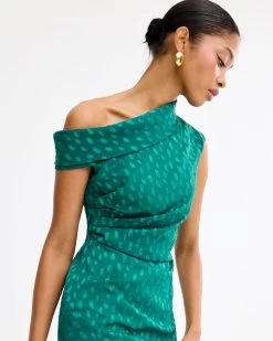 Vestido Margot Verde Botella -Lady Pipa MARGUERITE MIDI 0613