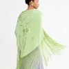 Mantón De Manila Celadón 1 Mantón De Manila Celadón -Lady Pipa ROSAE 0243