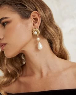 Pendientes Nina Dorado De Sita Nevado