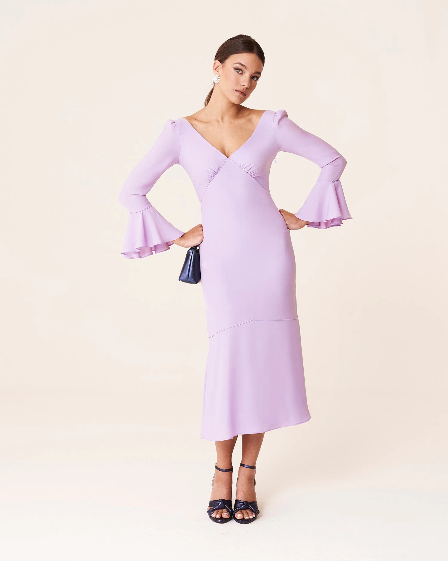 Vestido Tangerine Lavanda 5 Vestido Tangerine Lavanda - Imagen 3