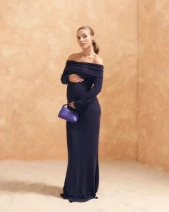 Vestido Margaret Berenjena -Lady Pipa WEB LOOK12 3086