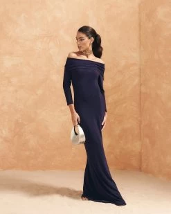Vestido Margaret Berenjena -Lady Pipa WEB LOOK12 976
