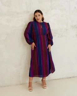 Vestido Azalea Tayrona Ciruela -Lady Pipa WEB LOOK17 2233