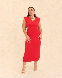 Vestido Nazaré Rojo -Lady Pipa WEB LOOK20 1978