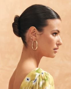 Pendientes Janis Dorado De Malababa