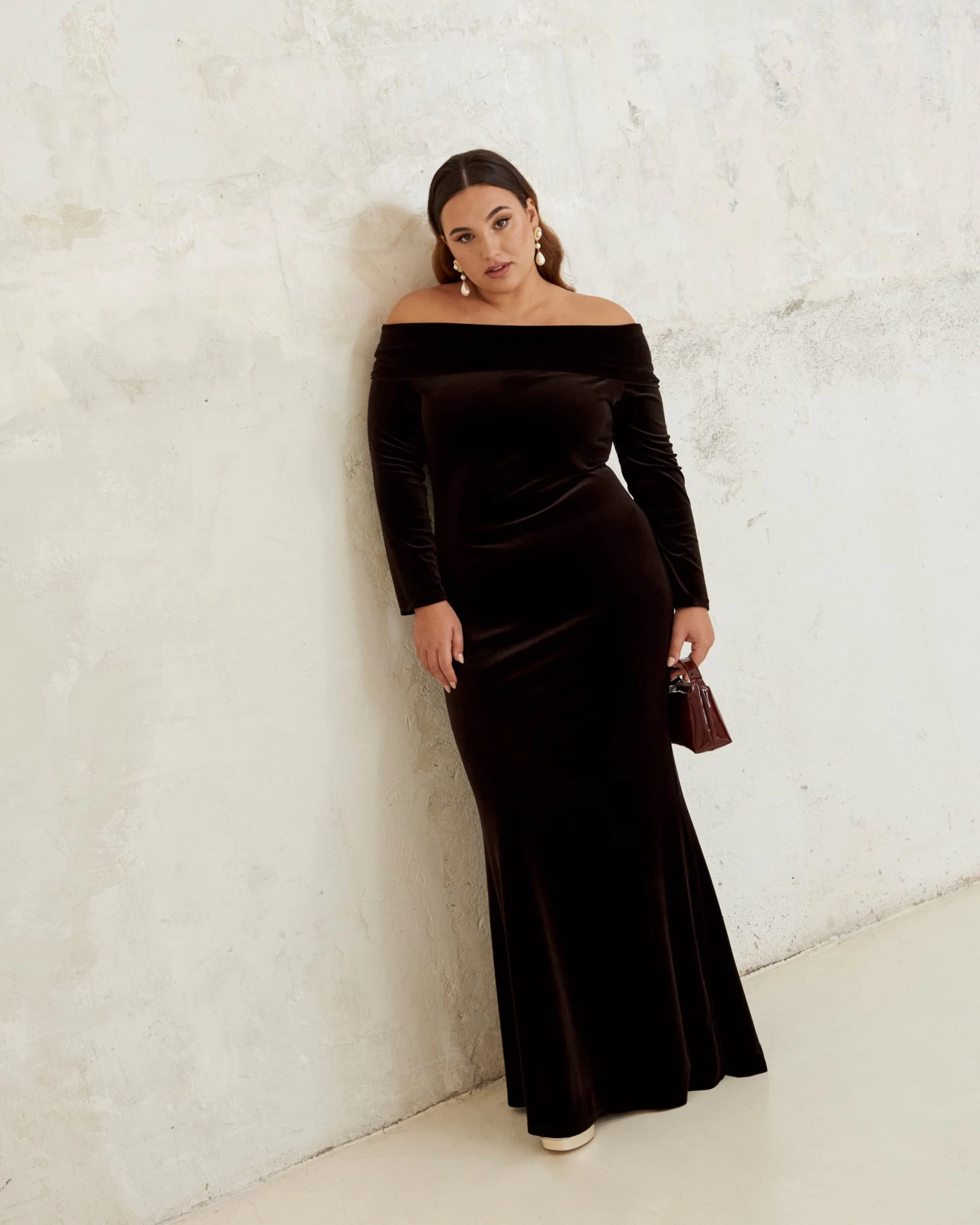 Vestido Margaret Chocolate 10 Vestido Margaret Chocolate - Imagen 8