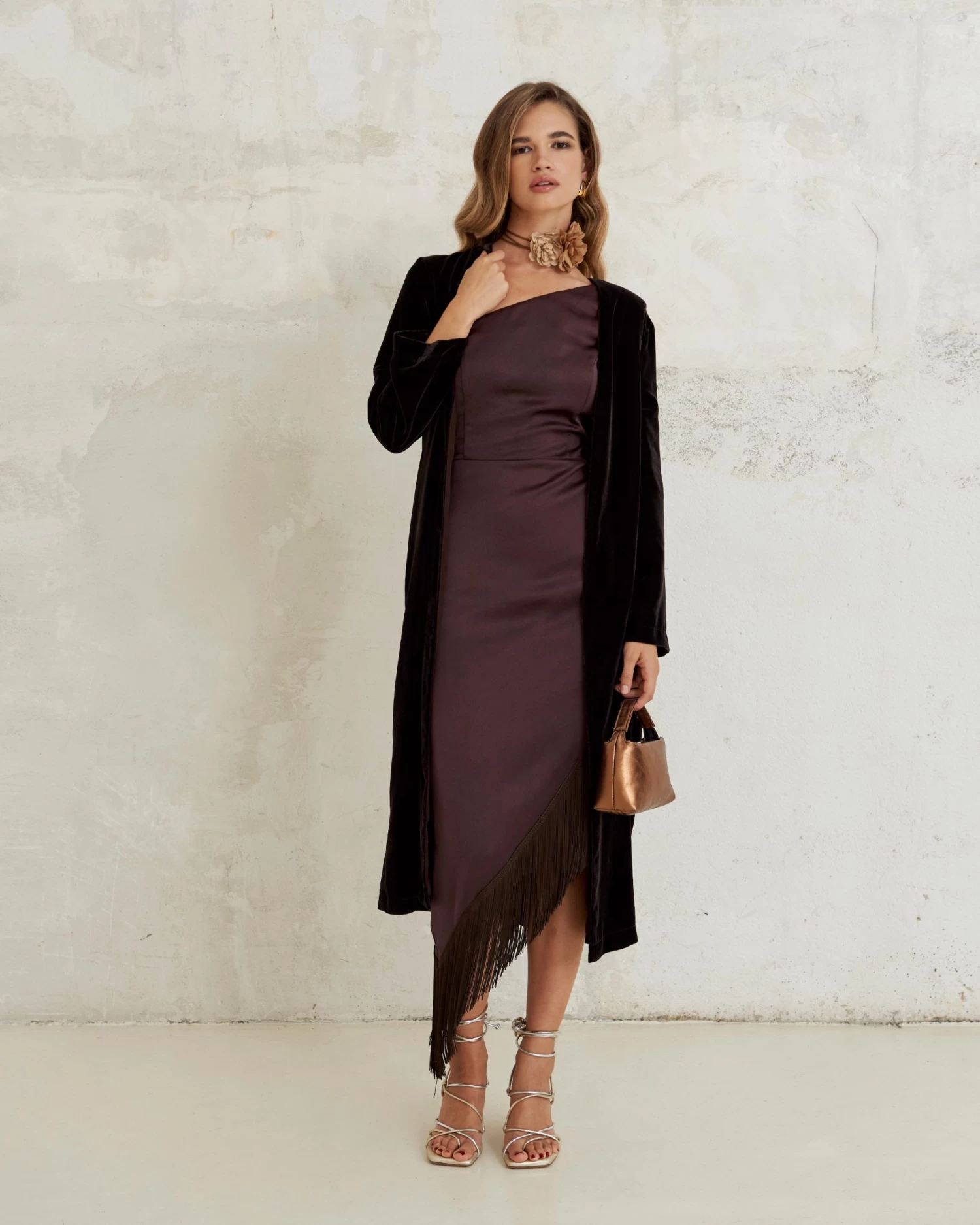 Vestido Ébano Marrón 12 Vestido Ébano Marrón - Imagen 10