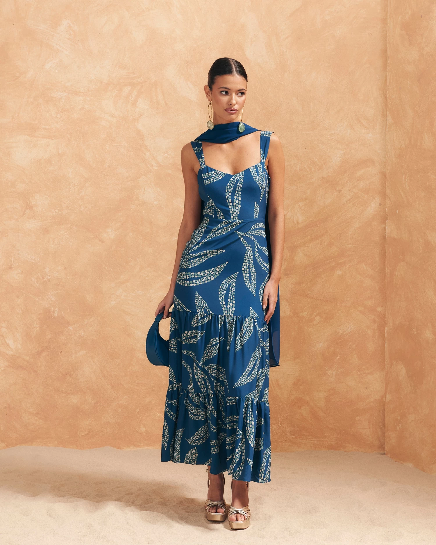 Vestido Creta Bogotá Azul 11 Vestido Creta Bogotá Azul - Imagen 9