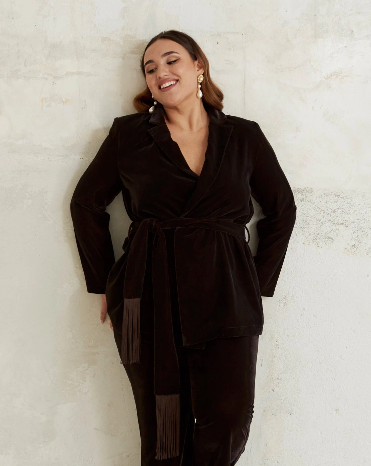 Blazer Victoria Chocolate 12 Blazer Victoria Chocolate - Imagen 10