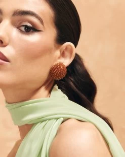 Pendientes Boleto Marrón De Sita Nevado